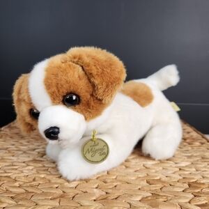 JACK RUSSELL TERRIER Plush Stuffed Animal Aurora Miyoni Tots Puppy Dog